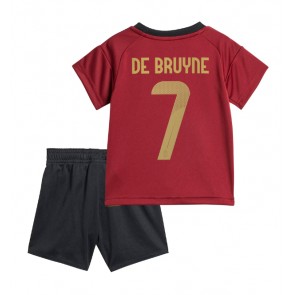 Belgija Kevin De Bruyne #7 Domaci Dres za Dječji EP 2024 Kratak Rukavima (+ kratke hlače)